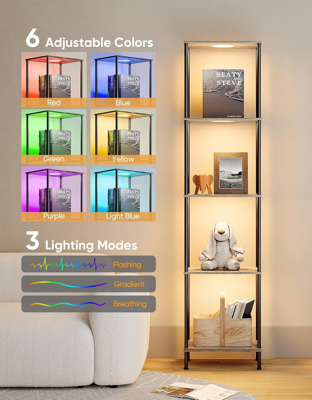 RGB Display Shelf Lamp