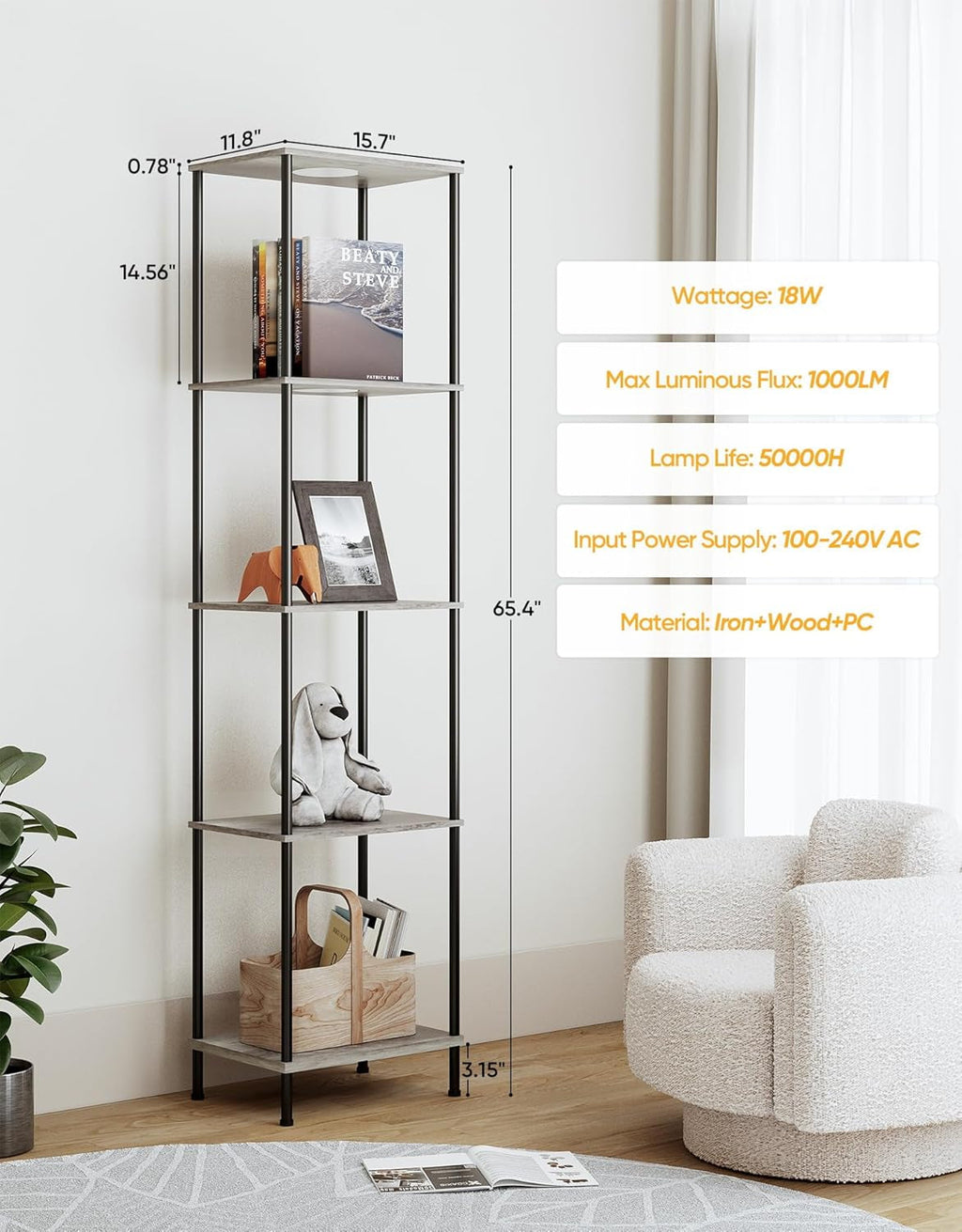 RGB Display Shelf Lamp